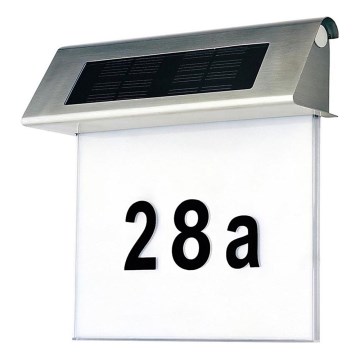 LED Solar house number LED/2x0,07W/2,4V IP44