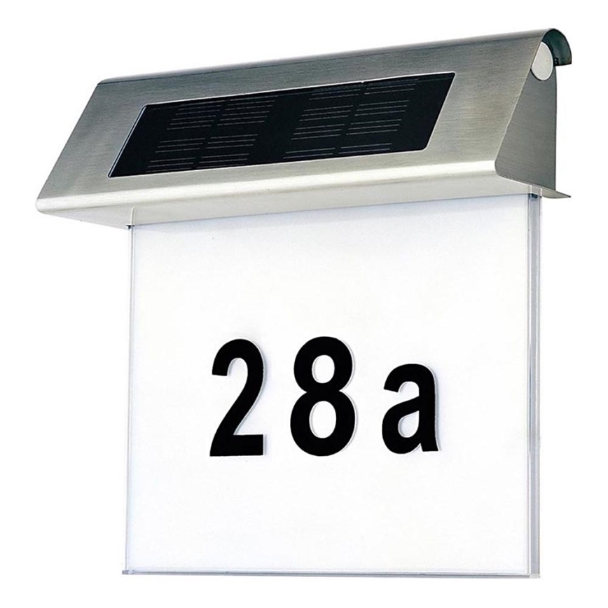 LED Solar house number LED/2x0,07W/2,4V IP44