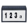 LED Solar house number NUMERO LED/3,7V 6000K 1200 mAh IP44 black
