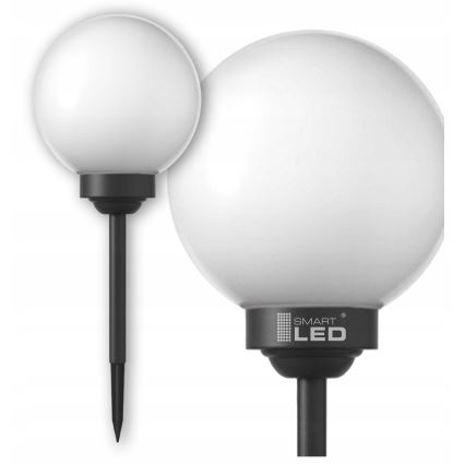LED Solar Lamp 1.2 V, 6500 K, 200 mAh, Ø 15 cm, IP44, White/Black