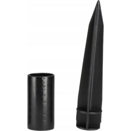 LED Solar Lamp 1.2 V, 6500 K, 200 mAh, Ø 15 cm, IP44, White/Black