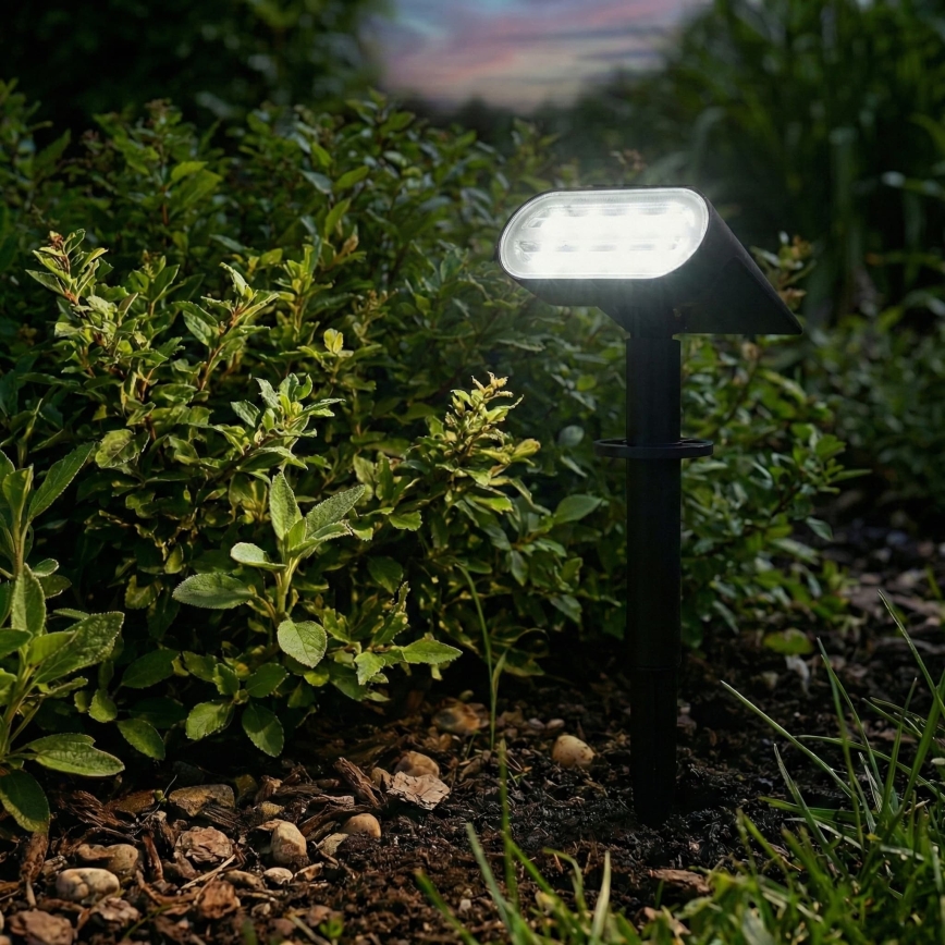LED Solar Lamp 2-in-1 LED/3.7V 1200 mAh IP54 Black