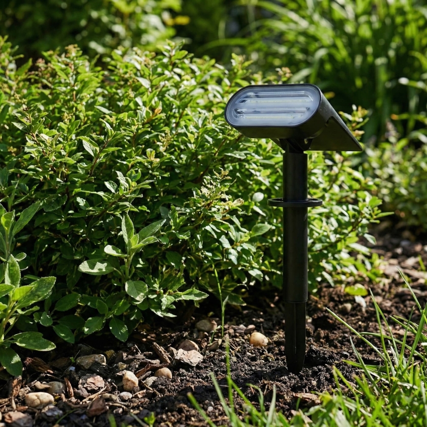 LED Solar Lamp 2-in-1 LED/3.7V 1200 mAh IP54 Black