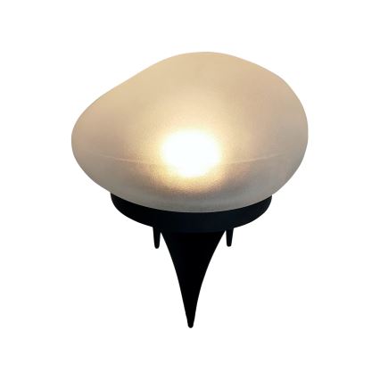 LED Solar Lamp 2x LED/1.2 V 300 mAh IP44 black/white