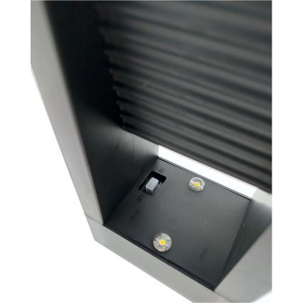 LED Solar Lamp 2xLED/1.2V 200 mAh IP44 Black