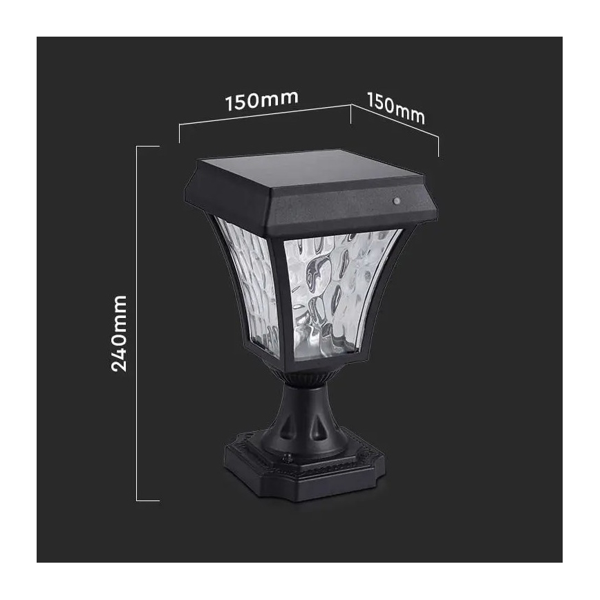 LED Solar lamp 3in1 LED/2W/5,5V 3000K/6000K IP65 2200 mAh