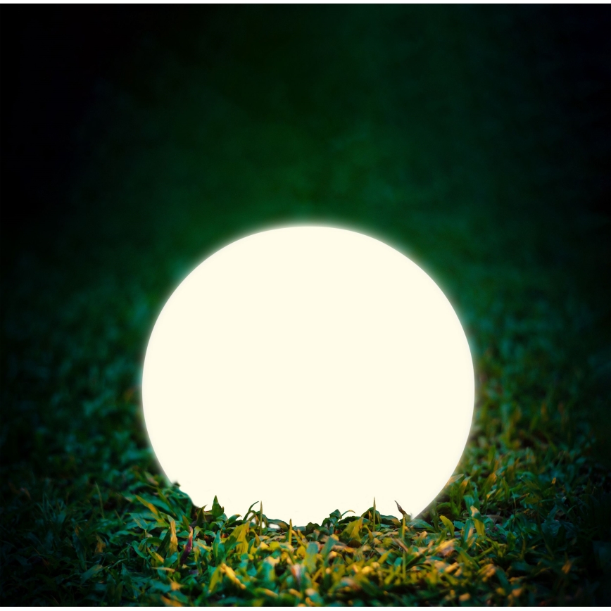 LED Solar lamp BALL LED/3,7V 2000 mAh d. 50 cm IP65 white