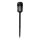 LED Solar Lamp FLAME, 1.2 V, 100 mAh, 1800 K, 37 cm, IP44, Black