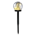 LED Solar Lamp GLEAM LED/1,2V 3000K IP44 40 mAh clear/black