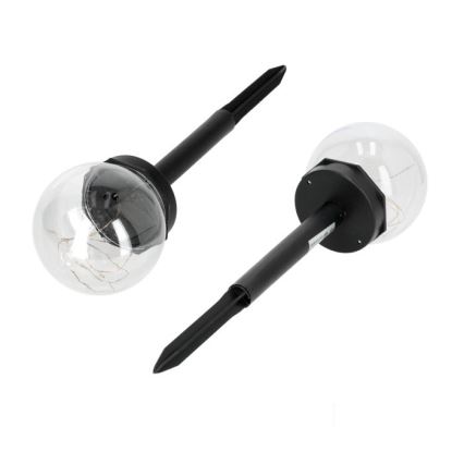 LED Solar Lamp GLEAM LED/1,2V 3000K IP44 40 mAh clear/black