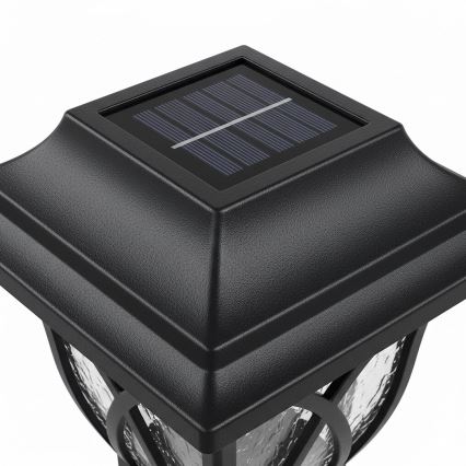 LED Solar Lamp LAWN LED, 1.2 V, 100 mAh, 3000 K, 44 cm, IP44, Black