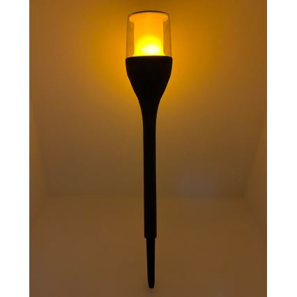 LED Solar Lamp LED/1.2 V 800 mAh IP44 Black