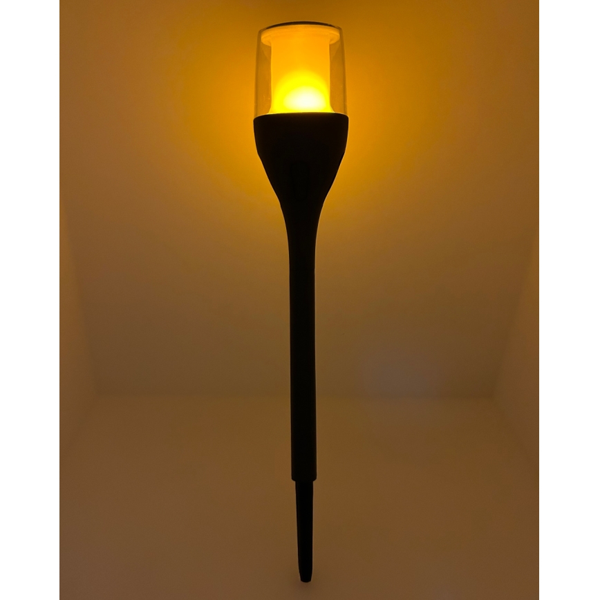 LED Solar Lamp LED/1.2 V 800 mAh IP44 Black