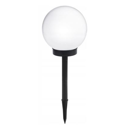 LED Solar lamp LED/1,2V 6500K 200 mAh dia. 20 cm IP44 white/black