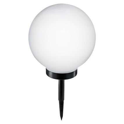 LED Solar Lamp LED/1.2V 6500K 200 mAh dia. 25 cm IP44 white/black