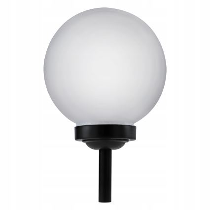 LED Solar Lamp LED/1.2V 6500K 200 mAh dia. 25 cm IP44 white/black