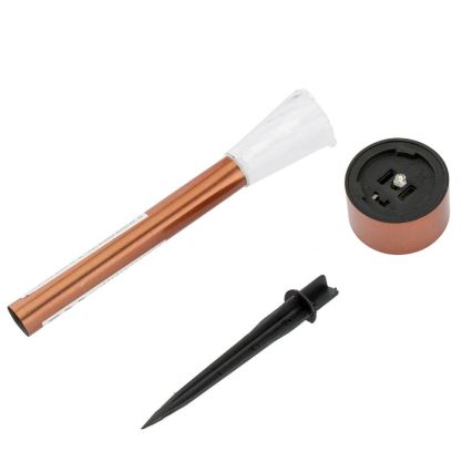 LED Solar lamp LED/2V IP44 copper