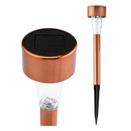 LED Solar lamp LED/2V IP44 copper
