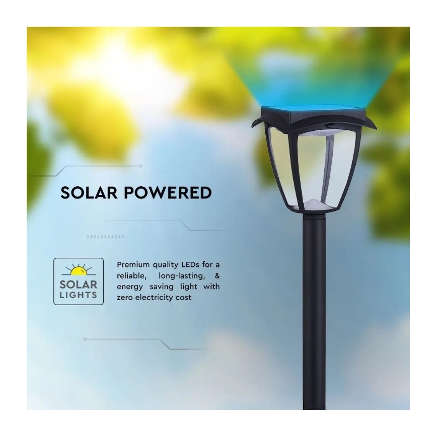 LED Solar lamp LED/2W/230V 93 cm 3000/6000K IP65