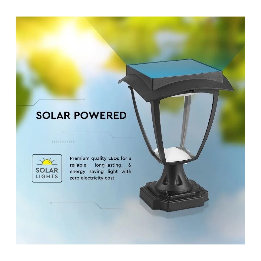 LED Solar lamp LED/2W/3,7V 3000/6000K IP65