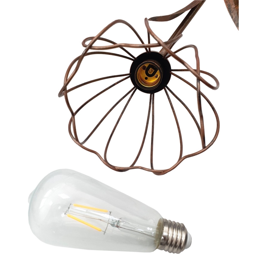 LED Solar lamp LILLY 1xE27/1,2V IP44
