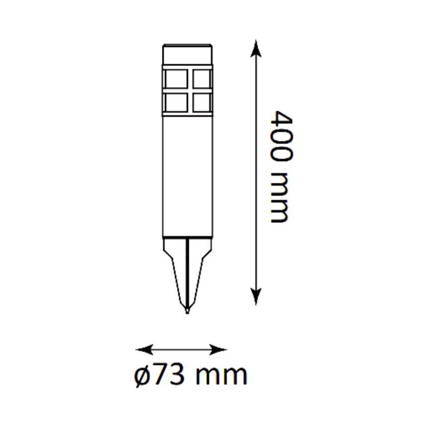 LED Solar lamp MARK LED/1,2V IP44