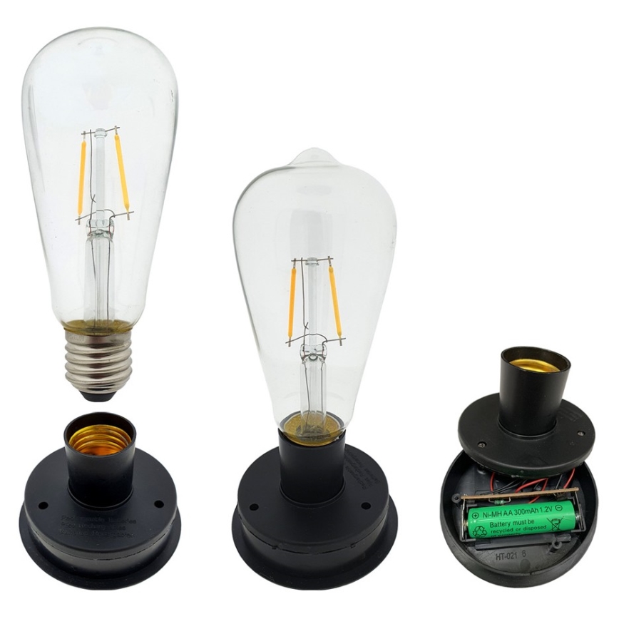 LED Solar lamp MOLLY 1xE27/1,2V IP44