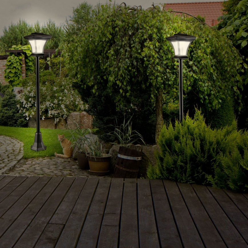 LED Solar lamp TIRANA LED/1,6W/1,2V 600 mAh IP44 black