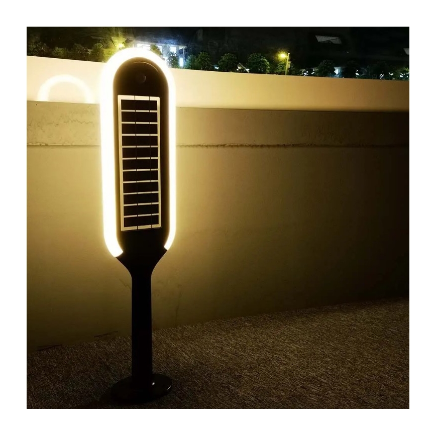 LED Solar lamp with a sensor BOLLARD LED/5W/5,5V 70 cm 4000K IP65