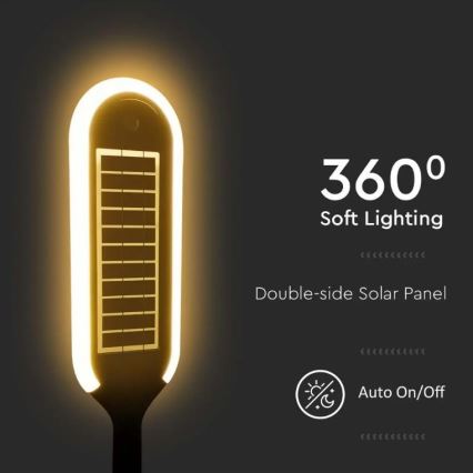 LED Solar lamp with a sensor BOLLARD LED/5W/5,5V 70 cm 4000K IP65