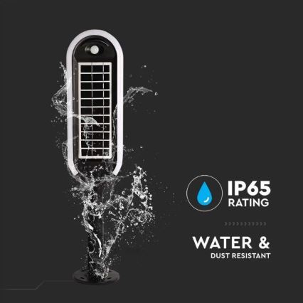 LED Solar lamp with a sensor BOLLARD LED/5W/5,5V 70 cm 4000K IP65