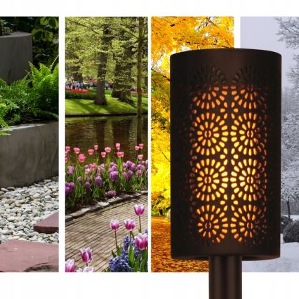 LED Solar Lamp with Dusk Sensor, LED/2V, IP44, 600 mAh
