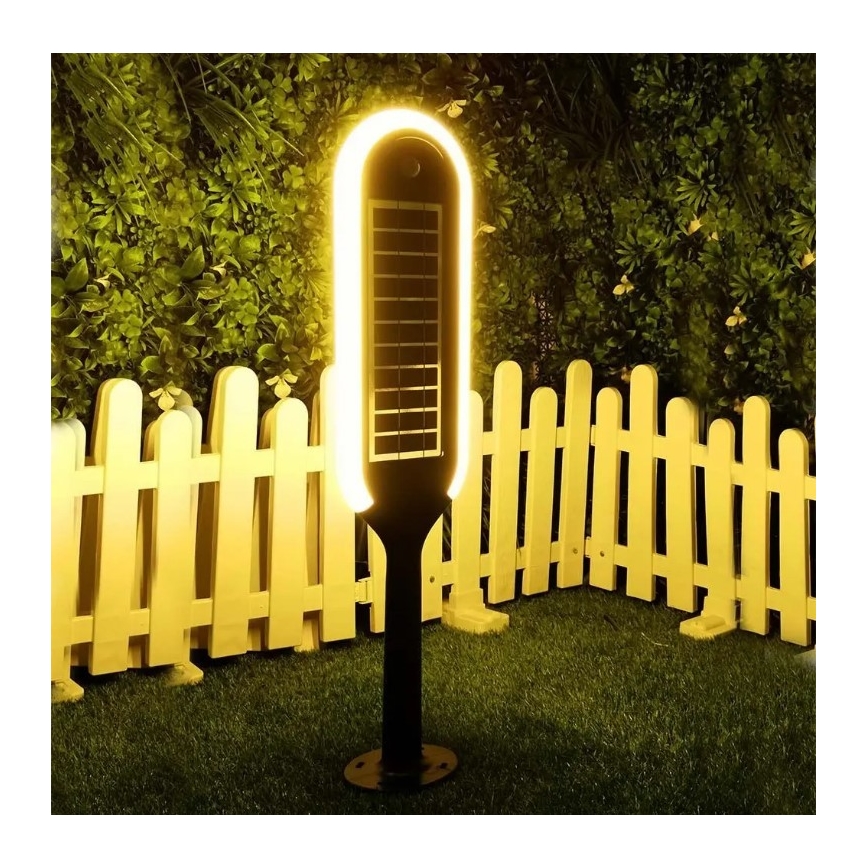 LED Solar lamp with sensor BOLLARD LED/5W/5,5V 70 cm 3000K IP65 2000 mAh