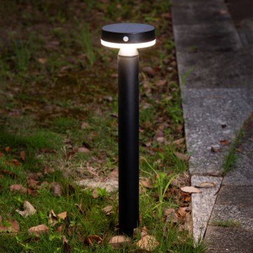 LED Solar lamp with sensor GWINEA LED/4,5W/3,7V 2000 mAh 50 cm IP44 black