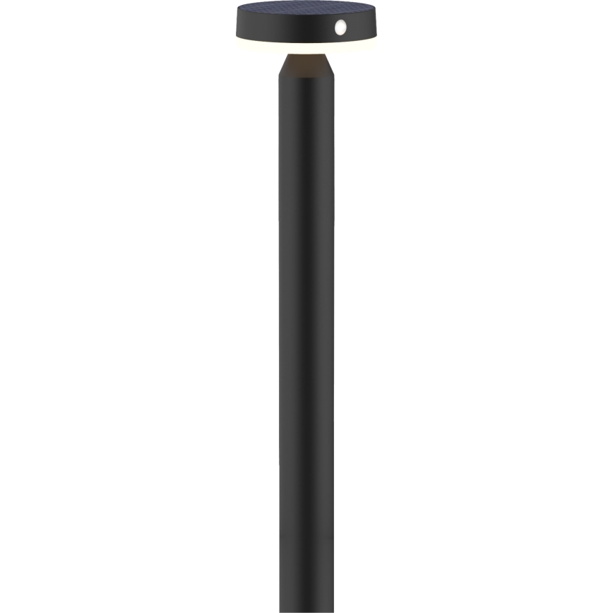 LED Solar lamp with sensor GWINEA LED/4,5W/3,7V 2000 mAh 50 cm IP44 black