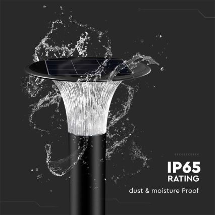 LED Solar lamp with sensor LED/15W/3,2V 4000K/6000K IP65 6000 mAh