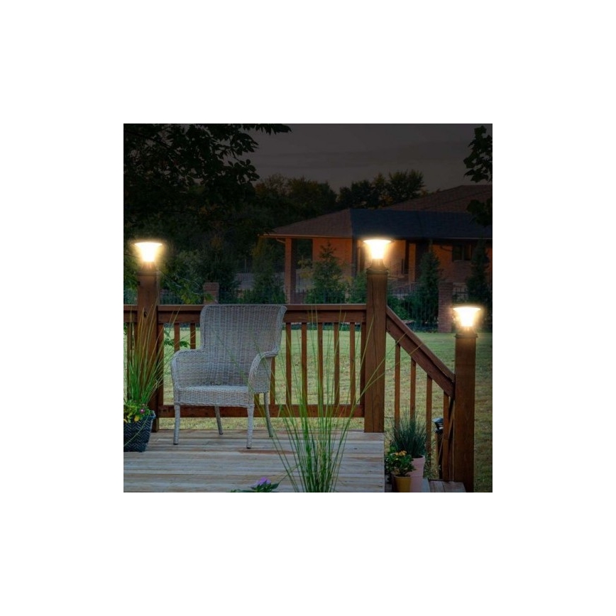 LED Solar lamp with sensor LED/15W/3,2V 4000K/6000K IP65