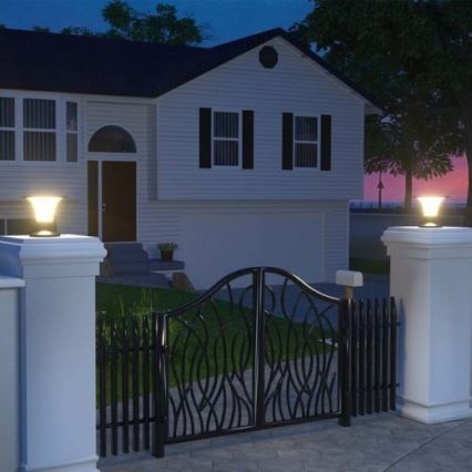 LED Solar lamp with sensor LED/15W/3,2V 4000K/6000K IP65