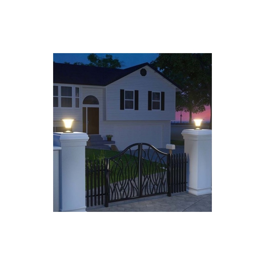 LED Solar lamp with sensor LED/15W/3,2V 4000K/6000K IP65
