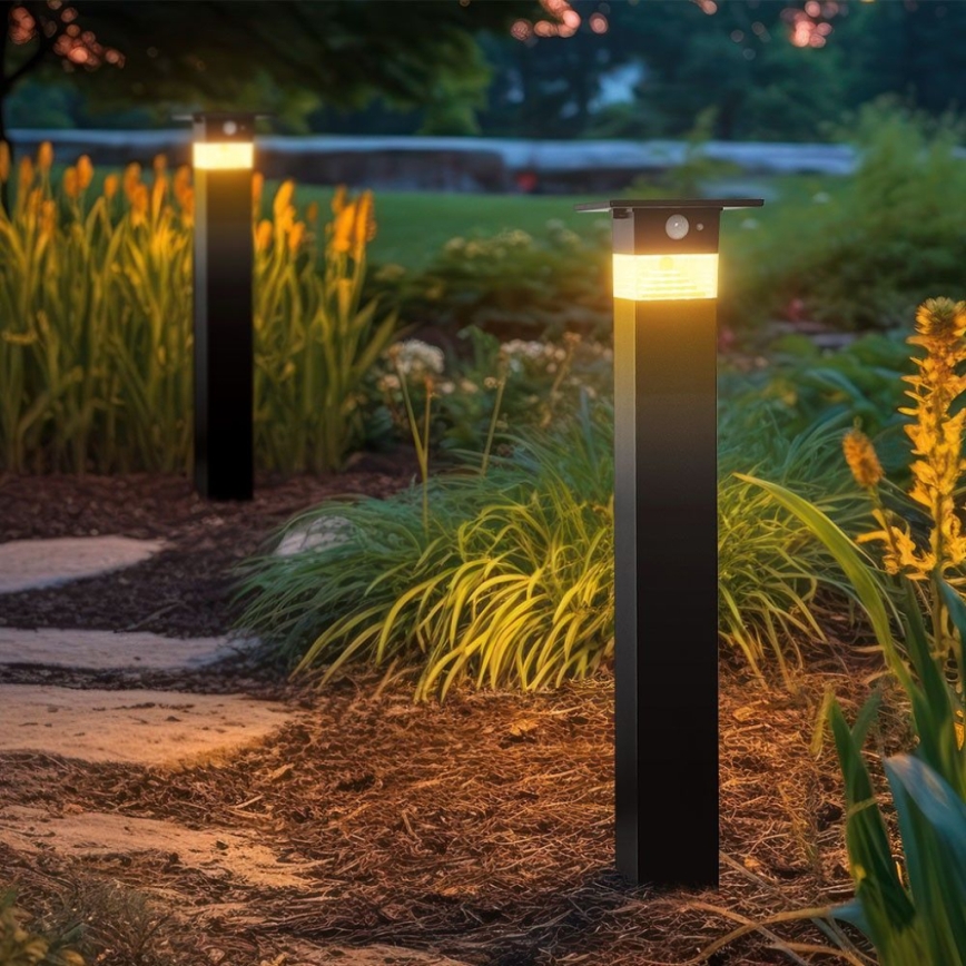 LED Solar lamp with sensor LED/2,5W/3,7V IP54 3000K 2200 mAh