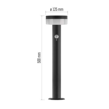 LED Solar lamp with sensor LED/2W/3,7V 1200 mAh IP44 50 cm