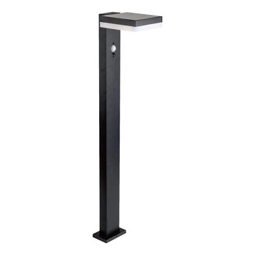 LED Solar lamp with sensor LED/2W/3,7V IP54 3000K angular black