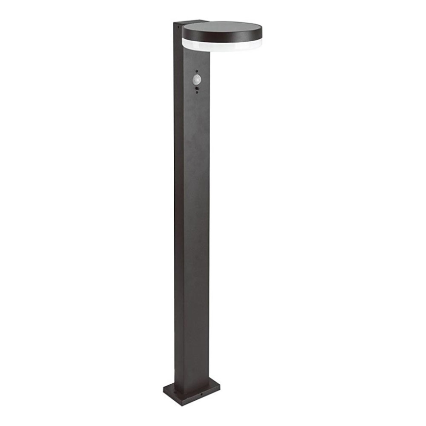 LED Solar lamp with sensor LED/2W/3,7V IP54 3000K round black