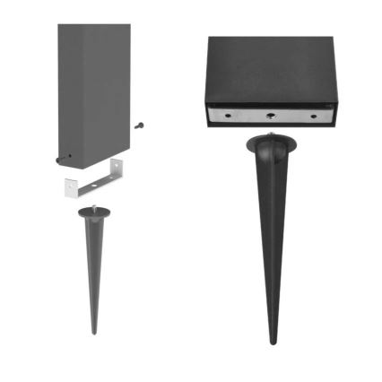 LED Solar lamp with sensor LED/4,4W/3,7V 2200 mAh IP44