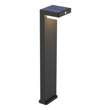 LED Solar lamp with sensor MALI LED/4,5W/3,7V 2000 mAh IP44 black