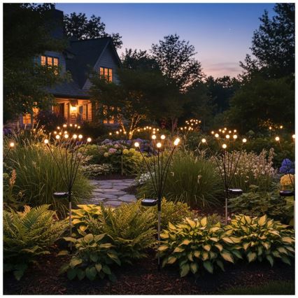 LED Solar Lamp with Sensor SPRINKLE LED/1xAAA 3000K IP44 200 mAh