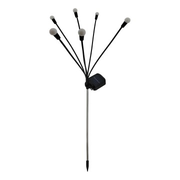 LED Solar Light 6xLED/1.2 V 300 mAh IP44 Black