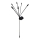 LED Solar Light 6xLED/1.2 V 300 mAh IP44 Black