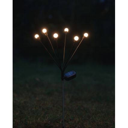 LED Solar Light 6xLED/1.2 V 300 mAh IP44 Black