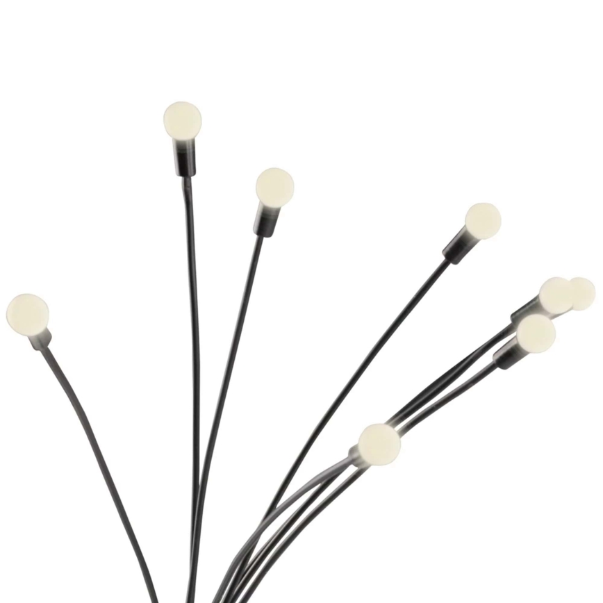 LED Solar light FIORINI 8xLED/1,2V 600mAh IP44 black